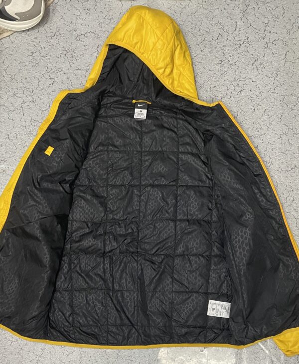 Nike Hooded Puffer lite weight winter jacket size L Yellow - Image 6