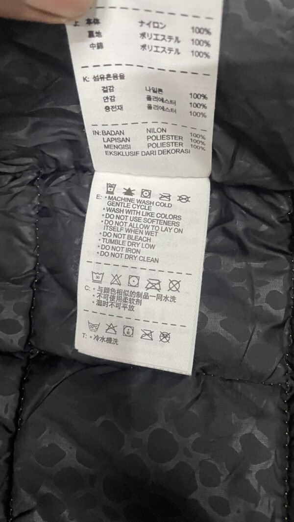 Nike Hooded Puffer lite weight winter jacket size L Yellow - Image 8