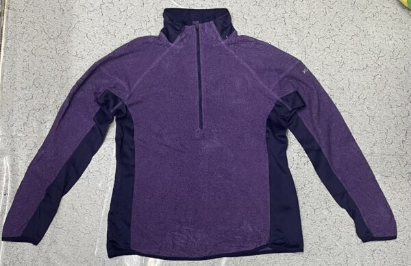 Columhia Omi Wick half zip up winter Sweater unisex purple size L
