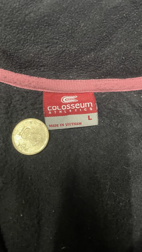 Colosseum Atheletics Winter Track Jacket lite weight black size M - Image 4