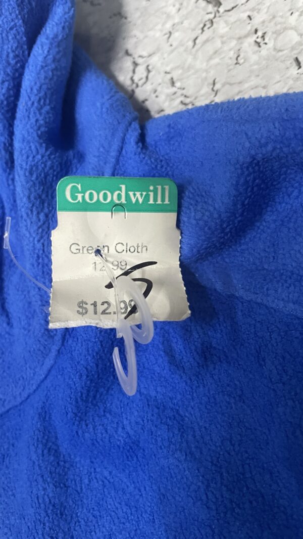 Columbia Long Neck Winter Sweatshirt lite weight Size S blue - Image 4