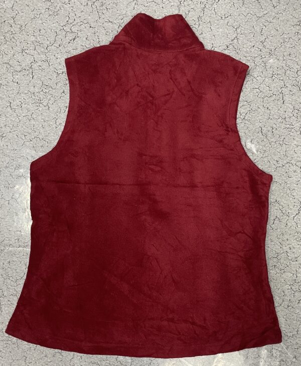 Columbia Women’s Winter Sweatshirt sleeveless Red Size S - Image 2
