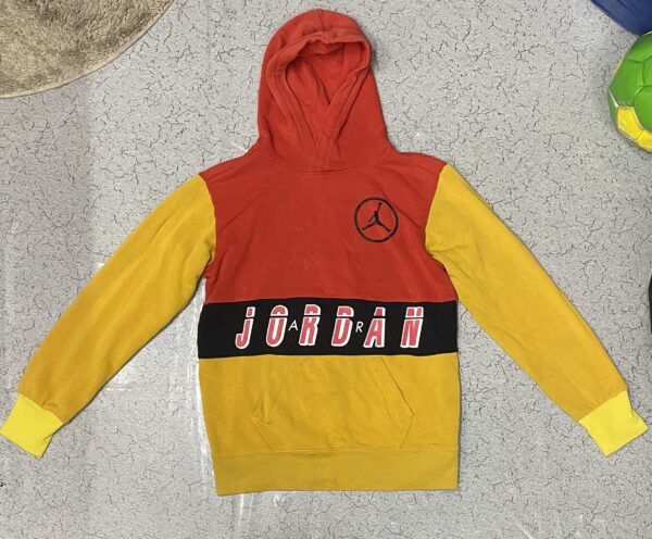 Jordan Air GSM hoodie red yellow size S