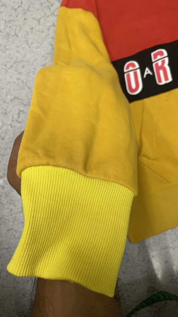 Jordan Air GSM hoodie red yellow size S - Image 3