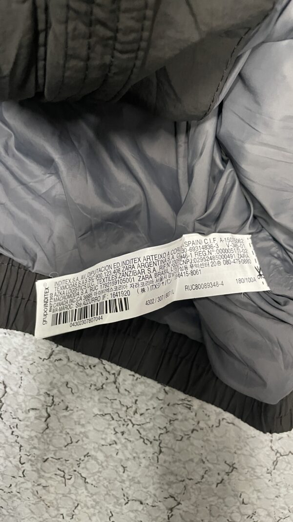 Zara men's lightweight winter bomber jacket dark grey size XL - Image 5