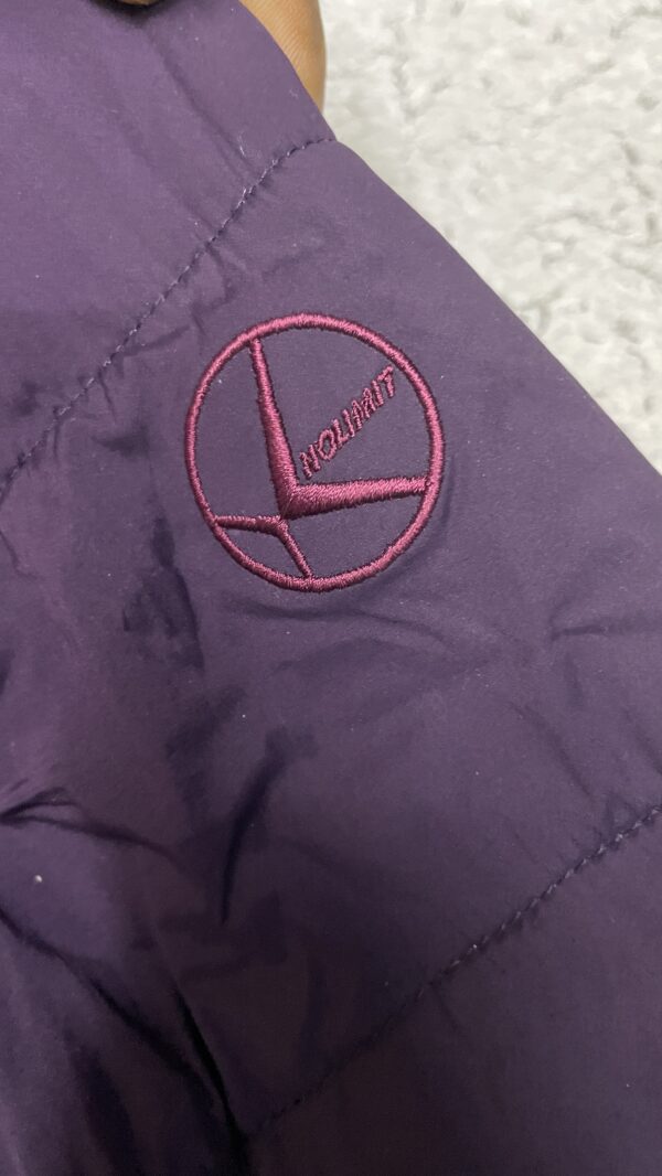 Nepa Nolimit Extreme Puffer Hooded Winter Jacket black Purple size M - Image 9