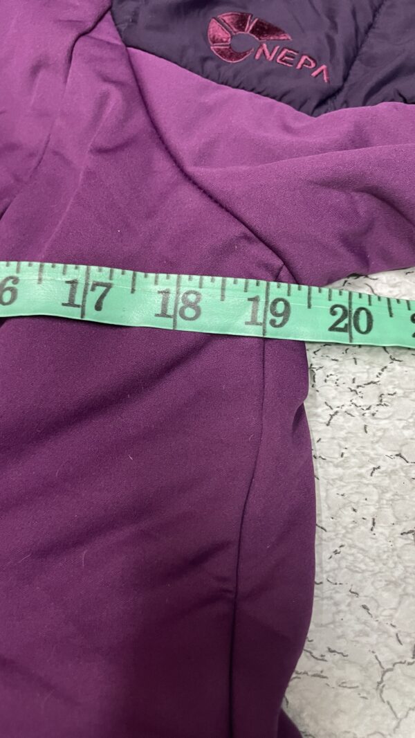 Nepa Nolimit Extreme Puffer Hooded Winter Jacket black Purple size M - Image 8