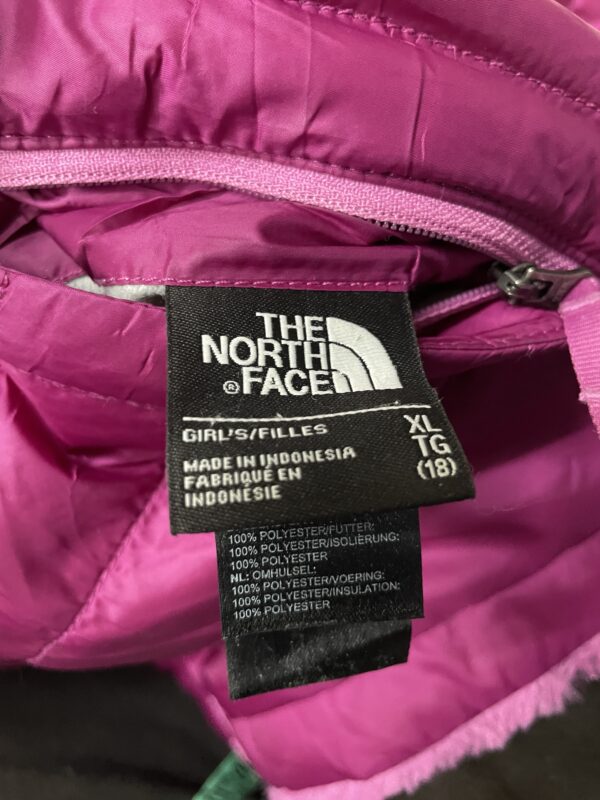 The north face puffer jacket thrift store