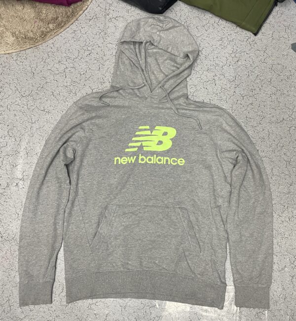 New Balance Hoodie Gsm Grey Size Xl