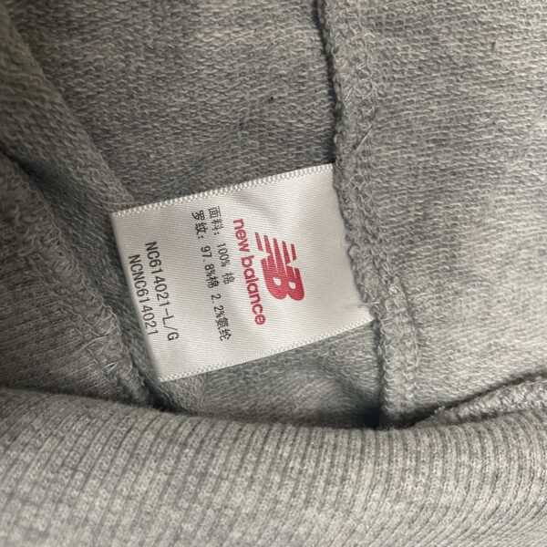 New Balance Hoodie Gsm Grey Size Xl - Image 2