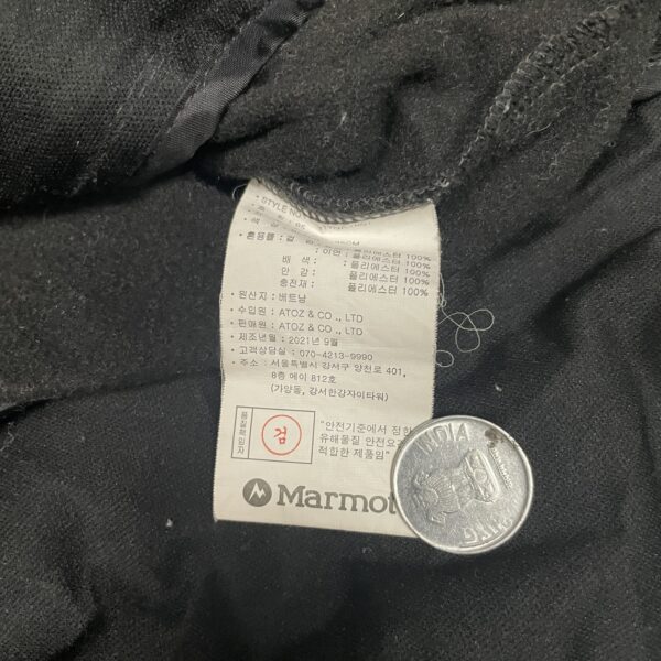 Marmot Winter Puffer Jacket Lite Wight Size L Black - Image 5