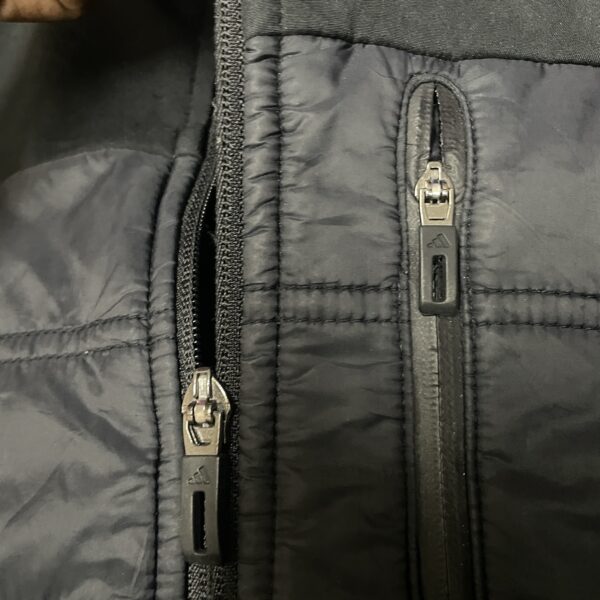 Adidas Puffer Winter Lite Weight Large Logo Jacket Black Size Xl - Image 6