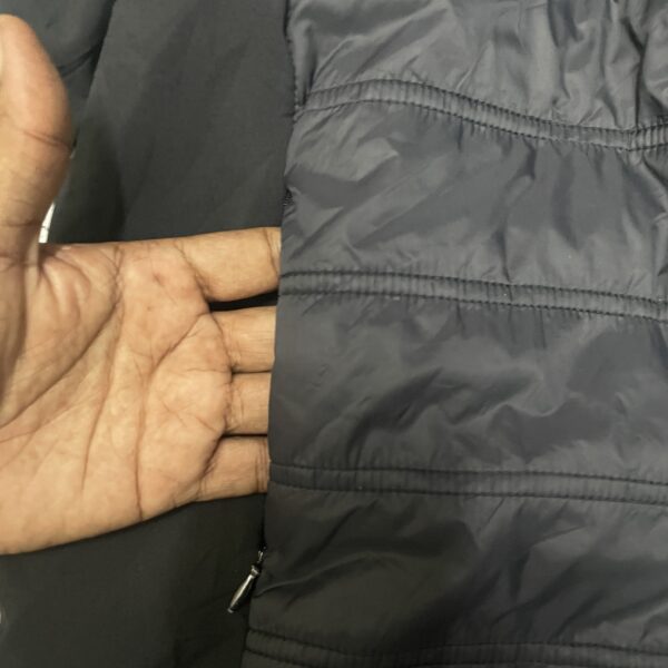 Adidas Puffer Winter Lite Weight Large Logo Jacket Black Size Xl - Image 8