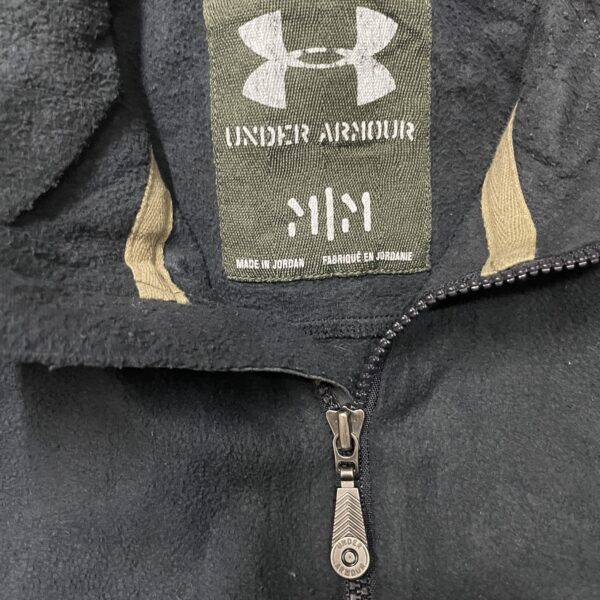 Under Armour Half Zip Up Fleece Sweater Black Size L - Image 3