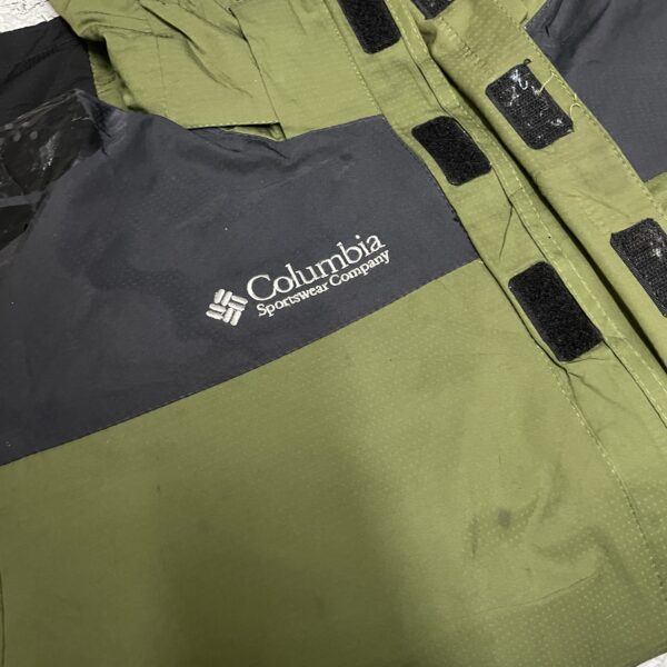 Columbia Titanium Hooded Winter Jacket Size Xl Green Black - Image 10