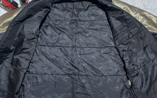 Asics Winter Puffer Lite Weight Jacket Size Xxl Color Gold - Image 6