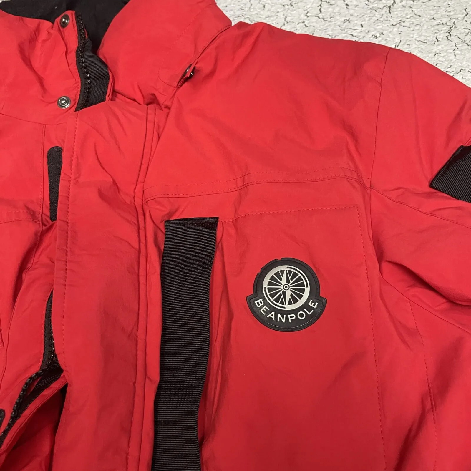 Beanpole Outdoor V60 Outdoor Parka Jacket Red | Waterproof | Windstopper | Winter L 11 thrift jackets india
