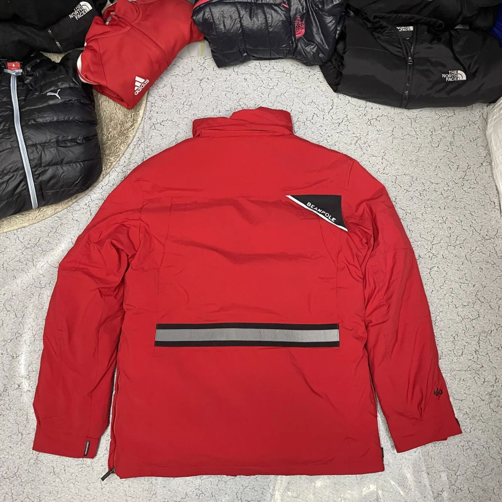 Beanpole Outdoor V60 Outdoor Parka Jacket Red | Waterproof | Windstopper | Winter L 3 thrift jackets india