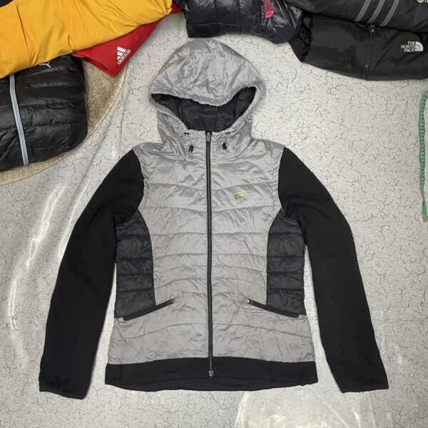 Asics puffer jacket thrift store