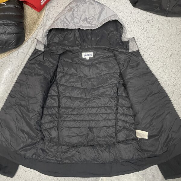 Asics puffer jacket thrift store
