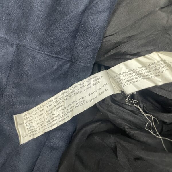 ZARA Quilted Lightweight Insulated Jacket Navy Blue L - Image 6