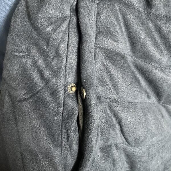 ZARA Quilted Lightweight Insulated Jacket Navy Blue L - Image 10