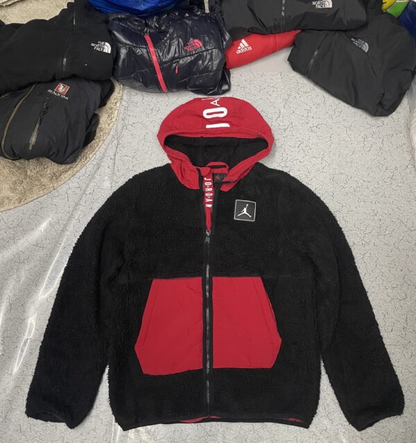 Jordan Hooded Sherpa fleece winter Jacket M