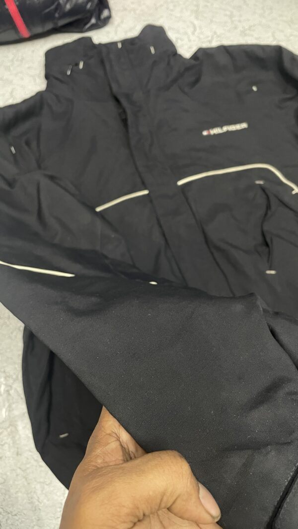 Tommy Hilfiger Hooded Padded Winter Jacket – Black XL - Image 9