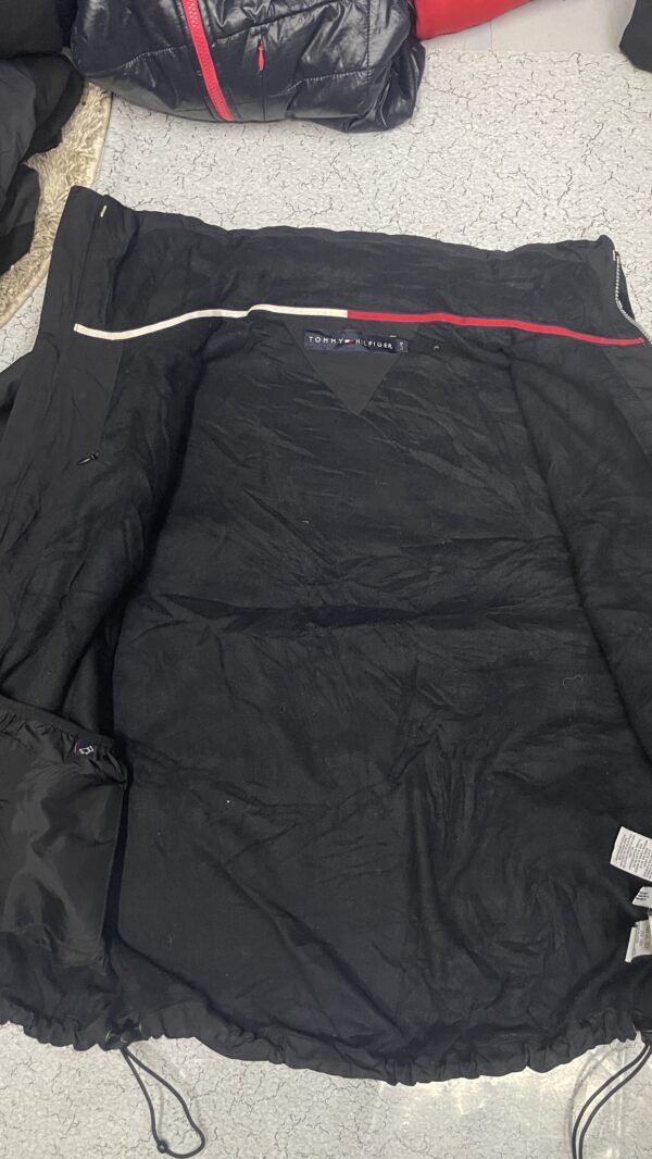 Tommy Hilfiger Hooded Padded Winter Jacket – Black XL - Image 11