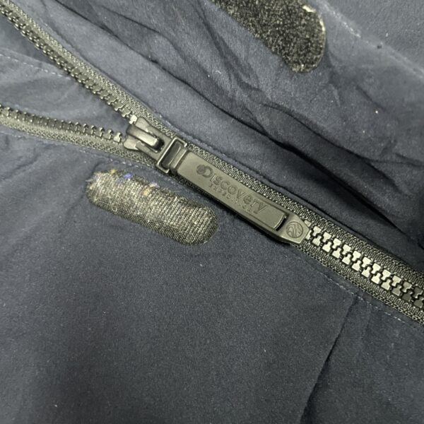 Discovery Expedition Long Padded Winter Jacket With Hood – Navy Blue - Image 3