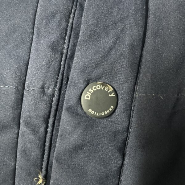 Discovery Expedition Long Padded Winter Jacket With Hood – Navy Blue - Image 4