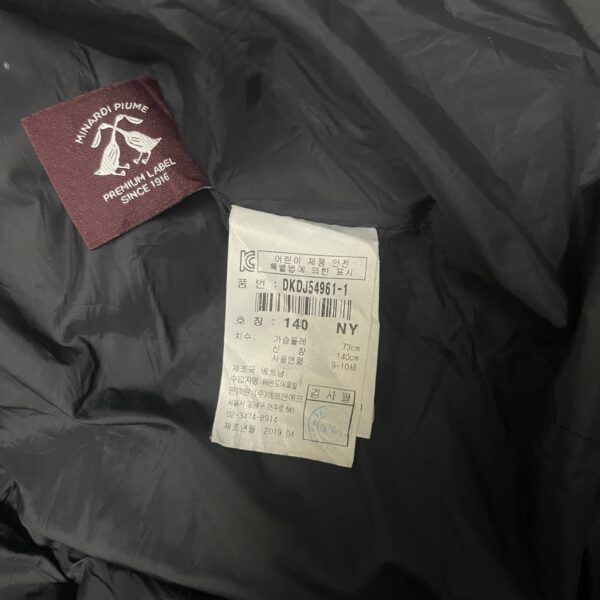 Discovery Expedition Long Padded Winter Jacket With Hood – Navy Blue - Image 10