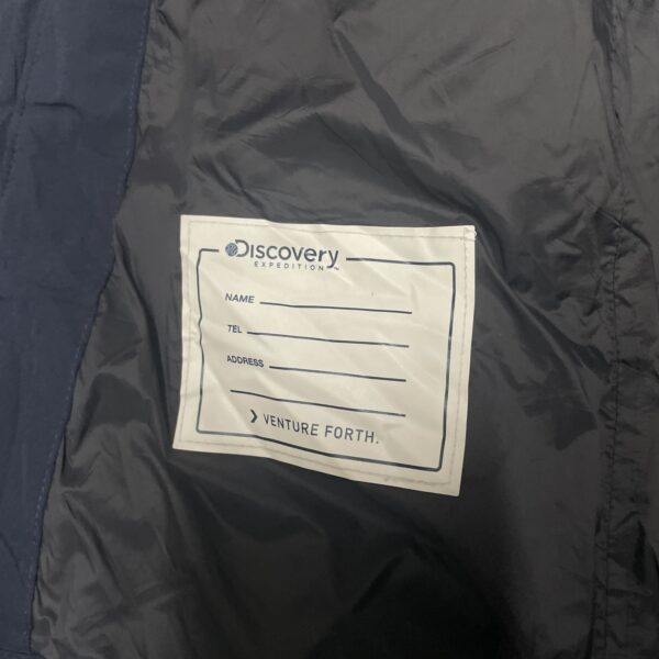 Discovery Expedition Long Padded Winter Jacket With Hood – Navy Blue - Image 13