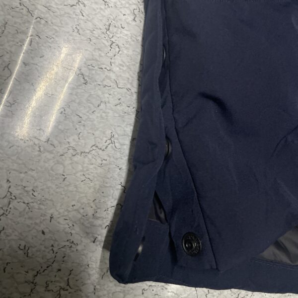 Discovery Expedition Long Padded Winter Jacket With Hood – Navy Blue - Image 14