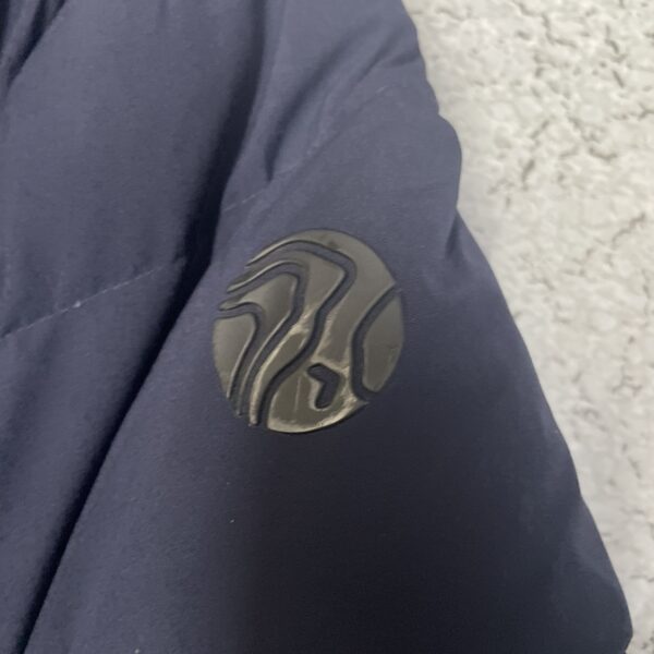 Discovery Expedition Long Padded Winter Jacket With Hood – Navy Blue - Image 16