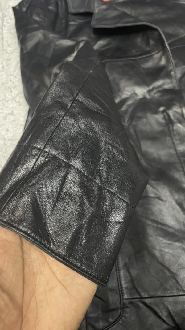 Robo X Real Leather Parka Jacket Made in Korea S - Image 3