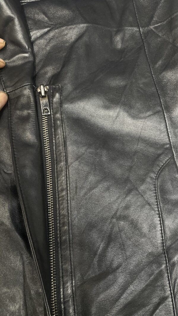 Robo X Real Leather Parka Jacket Made in Korea S - Image 4
