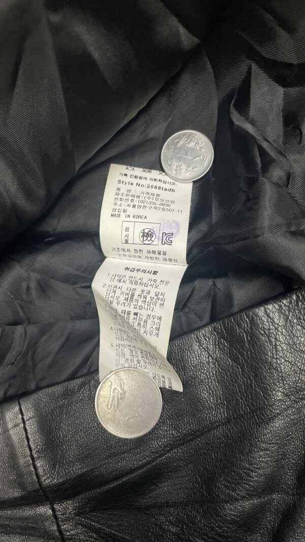 Robo X Real Leather Parka Jacket Made in Korea S - Image 8