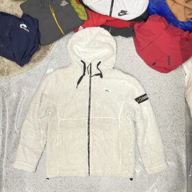 National Geographic Hooded Fleece winter Jacket White -XL