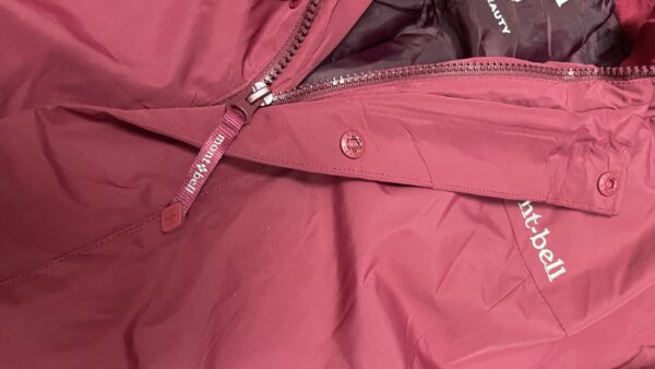 Montbell Waterproof Hooded Shell Jacket Red – Size L - Image 5
