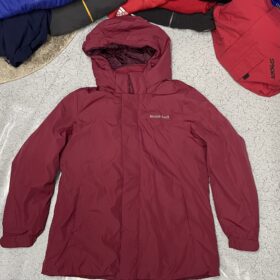 Montbell Waterproof Hooded Shell Jacket Red – Size L
