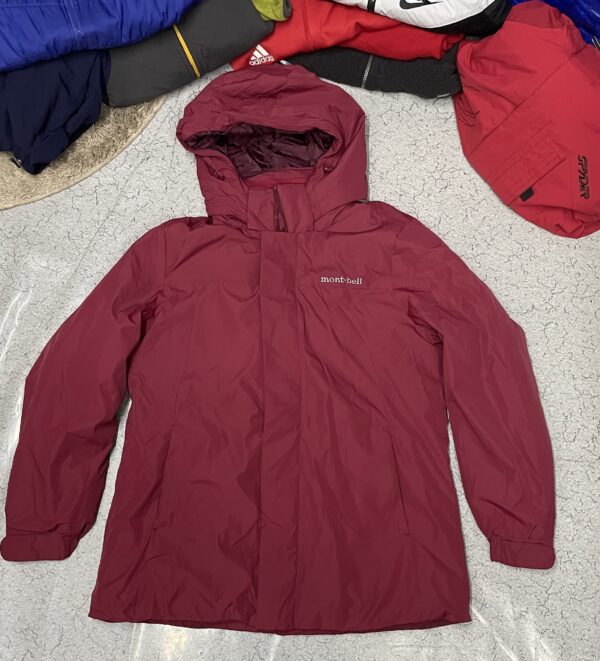 Montbell Waterproof Hooded Shell Jacket Red – Size L