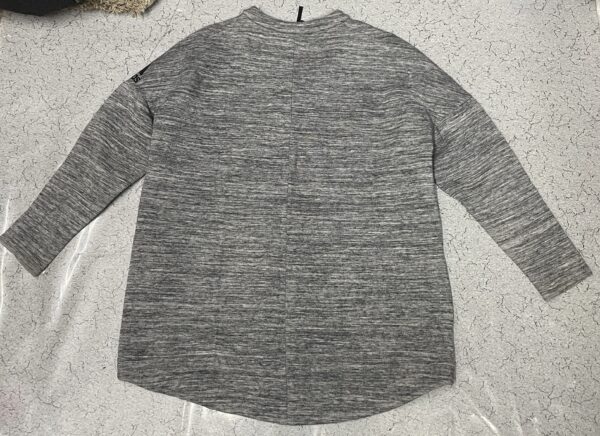 Adidas Athletics Heather Knit Full Zip Training Jacket Grey –XL - Image 8