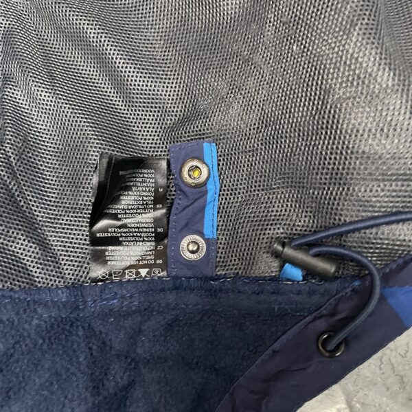 H&M Men’s Blue Patchwork Ski Winter Jacket Insulated Water - Image 6