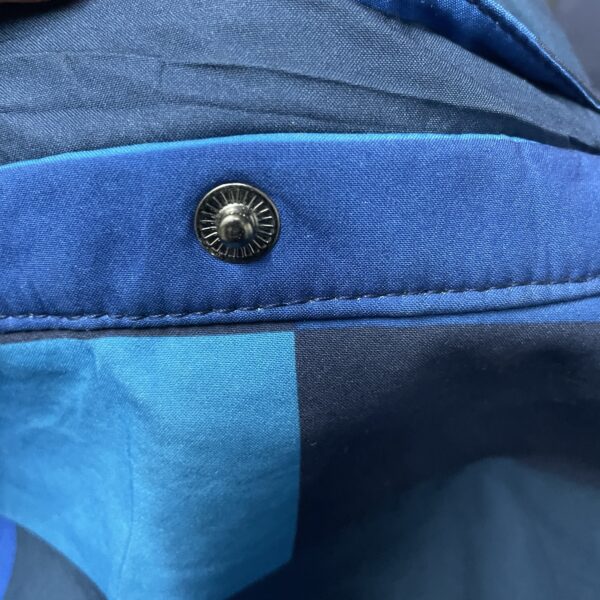 H&M Men’s Blue Patchwork Ski Winter Jacket Insulated Water - Image 9