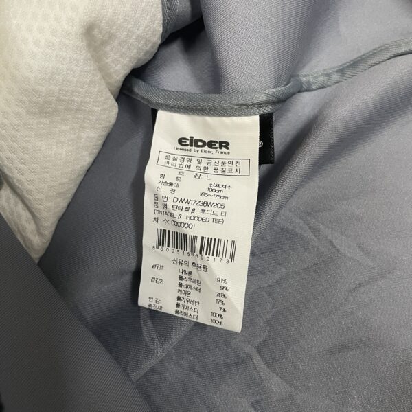 Eider Hybrid Insulated Half Zip Pullover Jacket White/Grey-M - Image 5