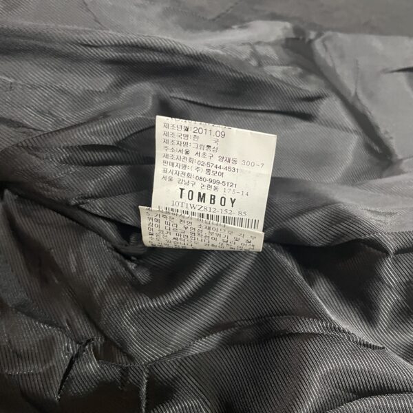 Tomboy Women’s Black Faux Leather Biker Jacket Stylish Slim Fit Moto - Image 6