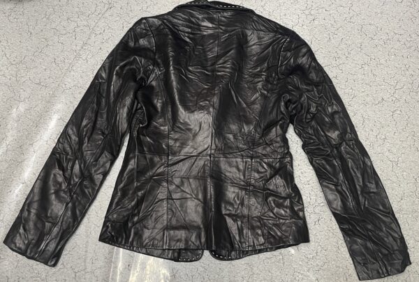 Banana Republic Women’s Genuine Leather Coat Black -XS - Image 2