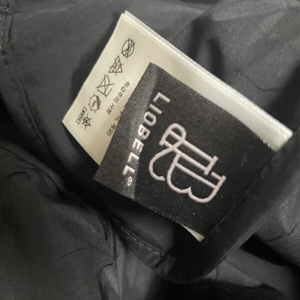 Liobell Faux Leather Fur Collar Vintage Style Jacket Black-L - Image 2