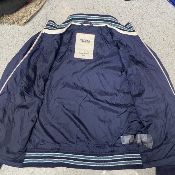 Tommy Hilfiger Men’s Navy Lightweight Classic Casual Zip Up Jacket-M - Image 9